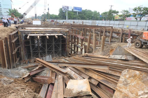 Phần hầm kín hầm chui Điện Biên Phủ - Nguyễn Tri Phương.