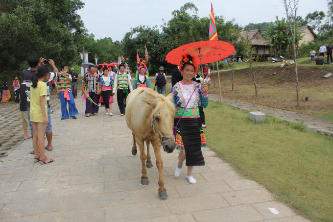 Chợ vùng cao tại Làng văn hóa