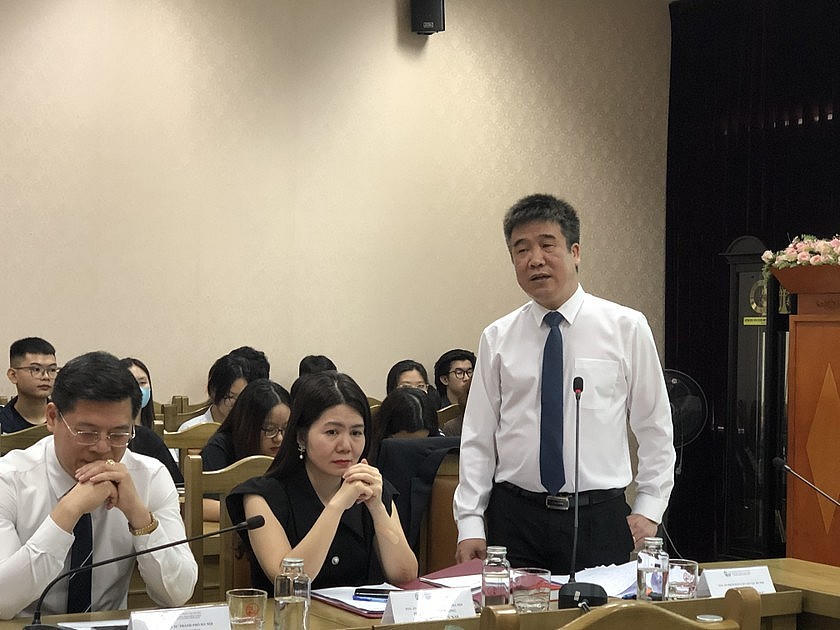 Ông Chu Thành Quang cho rằng, cơ hội nghề nghiệp cho các bạn sinh viên là rất lớn. (Ảnh PV)