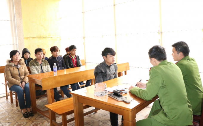 Cơ quan điều tra làm việc với các đối tượng trốn đi nước ngoài.