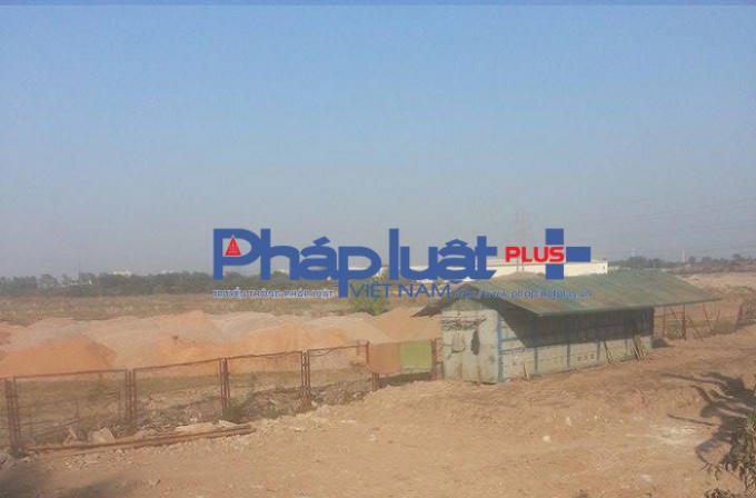 Khu đất Dự án nơi diễn ra sự việc bốc xúc cả nghìn mét khối đất bán trái phép.