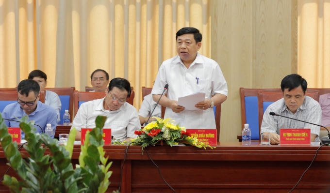 Ông Nguyễn Xuân Đường – Chủ tịch UBND tỉnh đánh giá cao quyết tâm đầu tư của Tập đoàn FLC