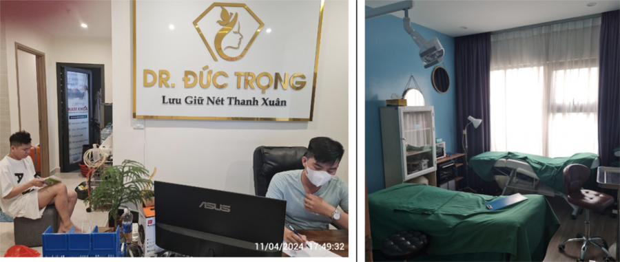 “Phòng mổ” trái phép treo biển hiệu “Dr Đức Trọng” trong một căn hộ thuộc khu đô thị Vinhomes Grand Park trên địa bàn TP Thủ Đức, TP.HCM.