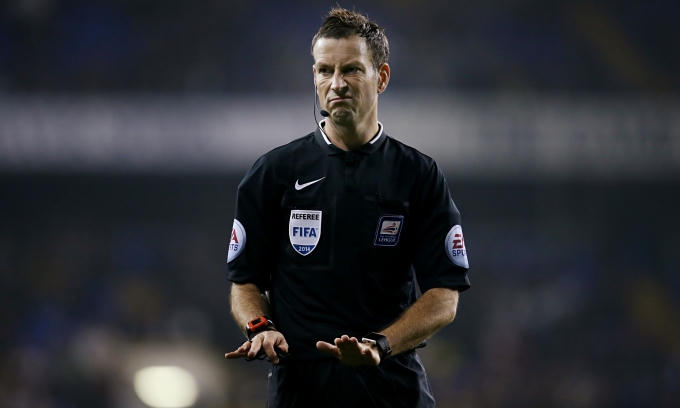 Mark Clattenburg đã điều hành trận chung kết FA cup giữa MU và Crystal Palace