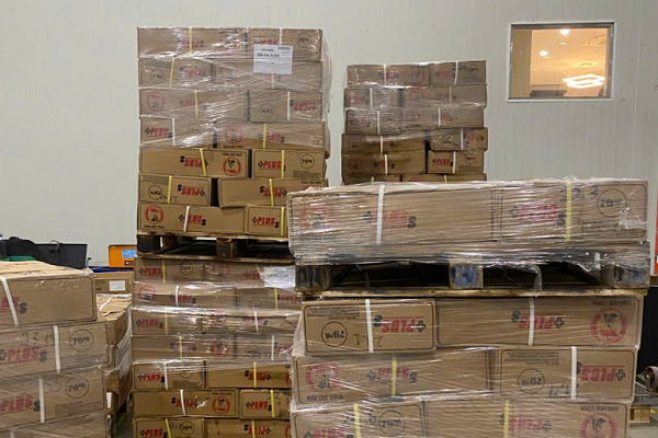 Khối lượng nội tạng không rõ nguồn gốc chuẩn bị tung ra thị trường dịp cận Tết Nguyên đán.