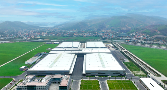 Toàn cảnh Nhà máy sản xuất ô tô Skoda đầu tiên tại Đông Nam Á. Ảnh: Đỗ Phương