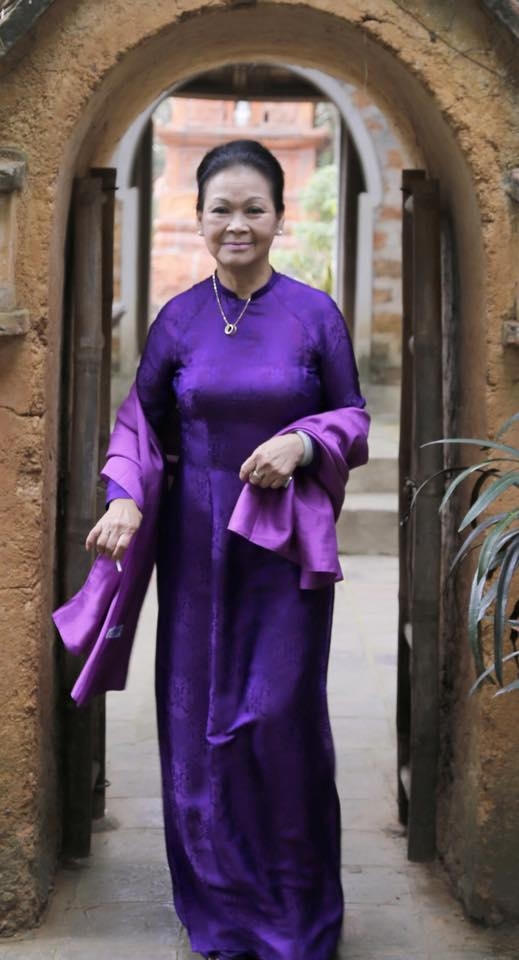 Danh ca Khánh Ly trong một chiều đông Hà Nội.