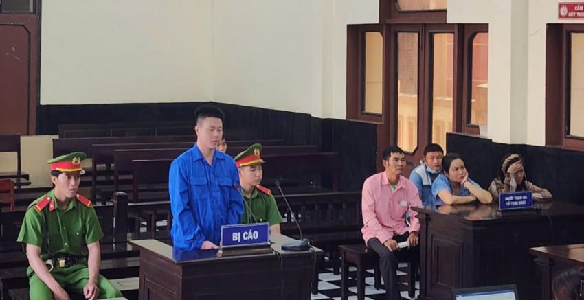 Bị cáo tại phiên toà xét xử
