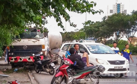 Hiện trường vụ tai nạn 1