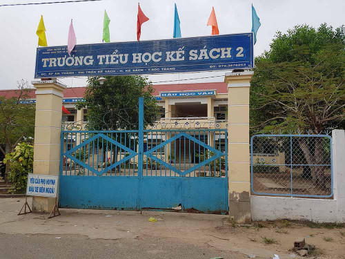 Trường Tiểu học Kế Sách 2. Ảnh: Vietnamnet