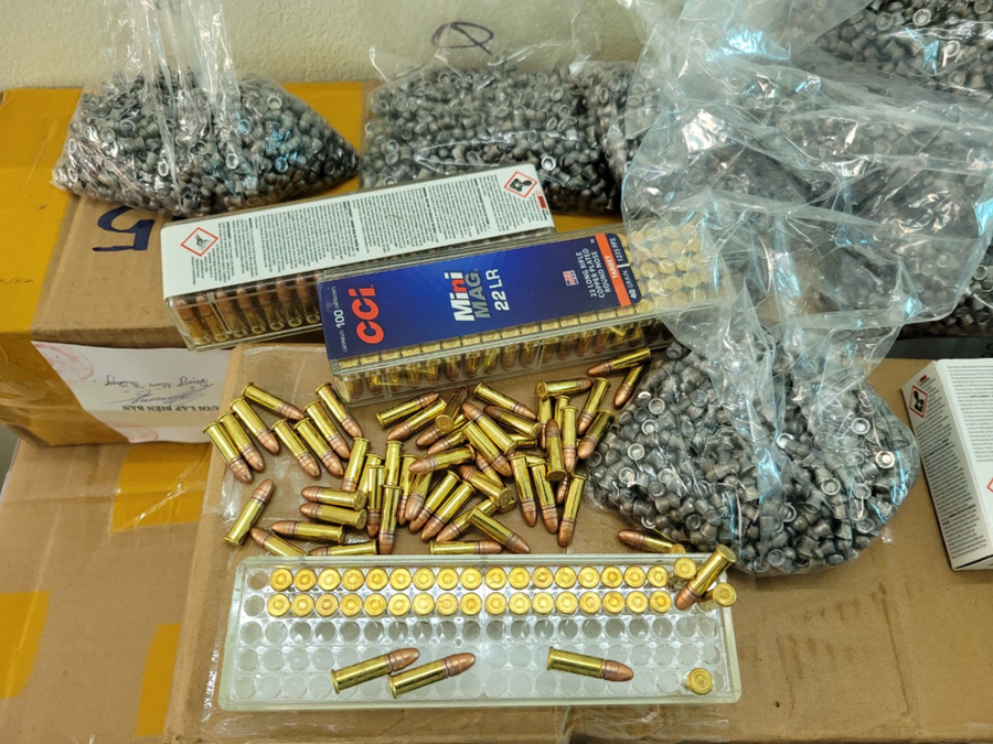 Tang vật thu giữ tại cơ quan Công an. Ảnh: Công an Bắc Giang.