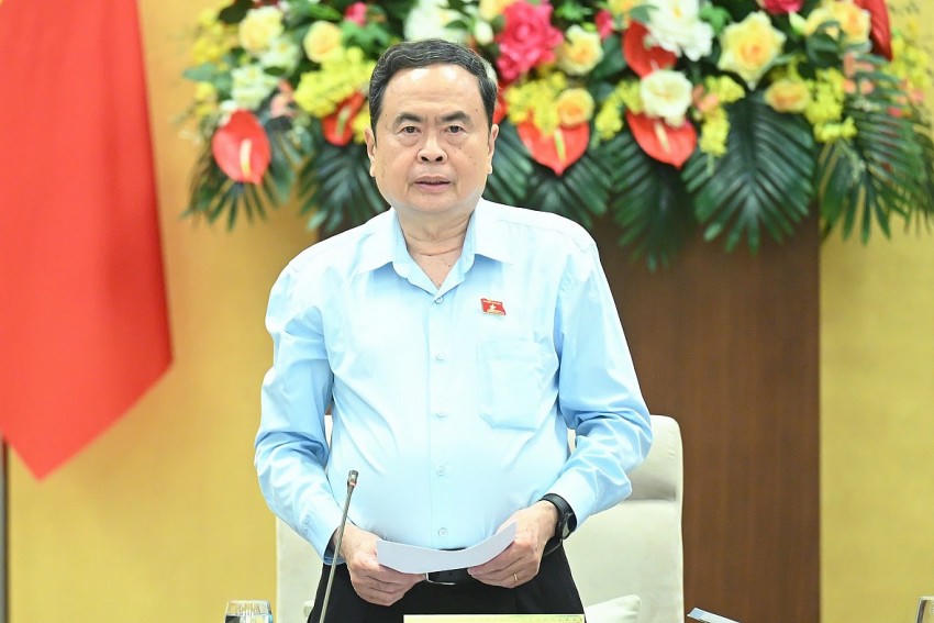 Chủ tịch Quốc hội Trần Thanh Mẫn phát biểu khai mạc Phiên họp thứ 46.