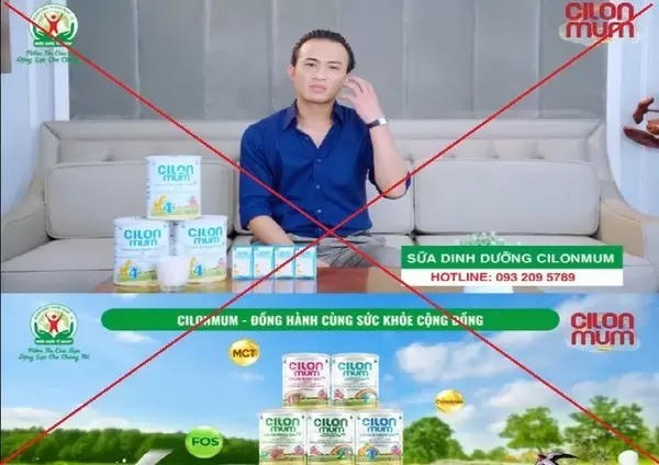 Diễn viên Doãn Quốc Đam quảng bá cho sản phẩm sữa giả của Ranse Pharma.
