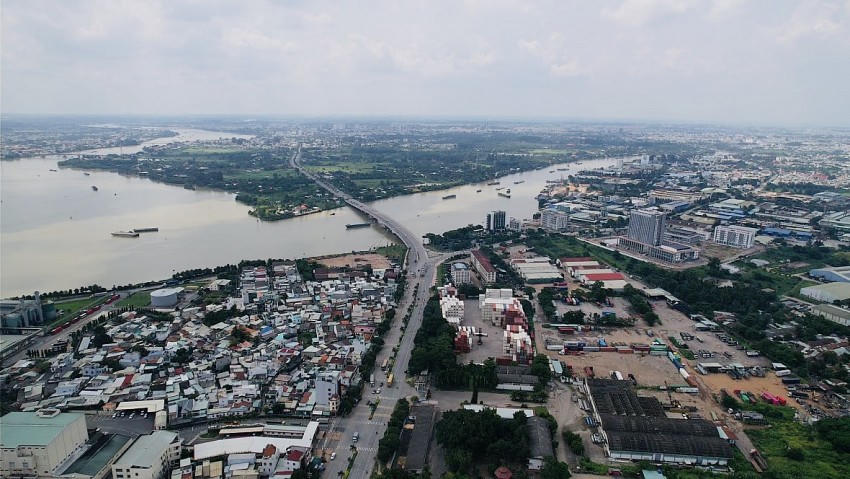 Một góc khu công nghiệp Biên Hoà 1.