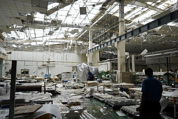 Nhiều doanh nghiệp bị hư hại nghiêm trọng cơ sở vật chất