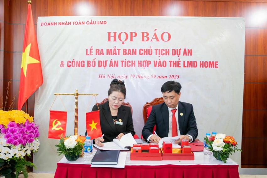Ký kết hợp tác giữa 12 dự án và Thẻ LMDHome.