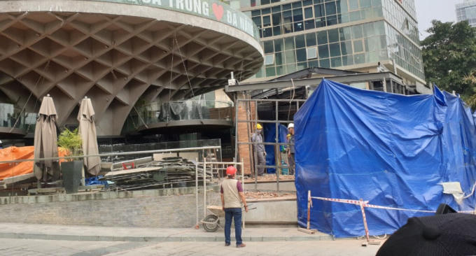 Cơ quan chức năng tháo dỡ công trình sai phép El Gaucho.