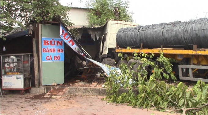 Hiện trường vụ việc (Ảnh: Hà Bắc)