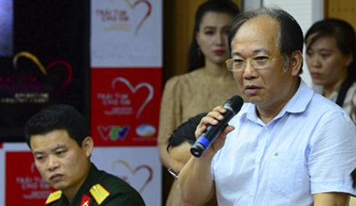 Giám đốc bệnh viện Nhi Trung ương ông Lê Thanh Hải. Ảnh Dạ Thảo