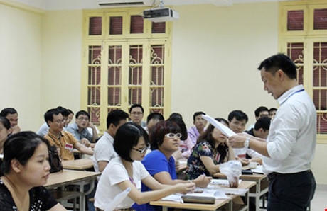 Trường ĐH Thủy Lợi đã huy động 270 giảng viên trong trường và các trường lân cận tham gia chấm thi.