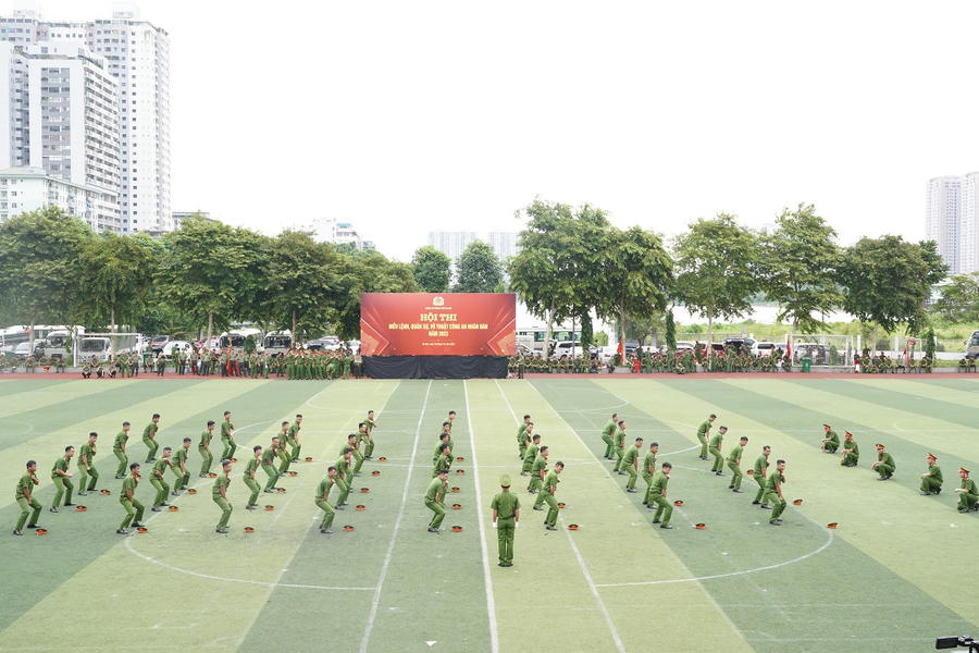 Các khối thực hiện phần thi