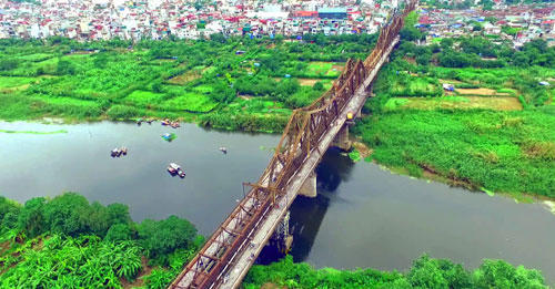 Hà Nội đang tiếp tục tu bổ, nâng cấp hệ thống đê phòng chống lũ.