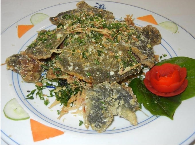 Ba ba rang muối là một trong những món ăn được nhiều người ưa thích