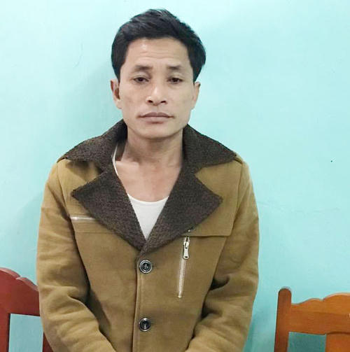 Đối tượng Biển mới bị lực lượng chức năng bắt giữ. Ảnh: Công an cung cấp.