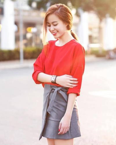 Màu đỏ là gam màu có cường độ mạnh, dễ bắt mắt nhất, nhưng lại khó mặc nhất. Ảnh: internet.