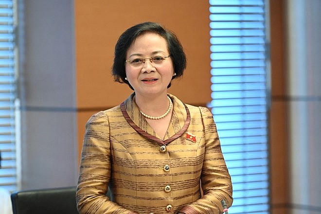 Bộ trưởng Bộ Nội vụ Phạm Thị Thanh Trà.