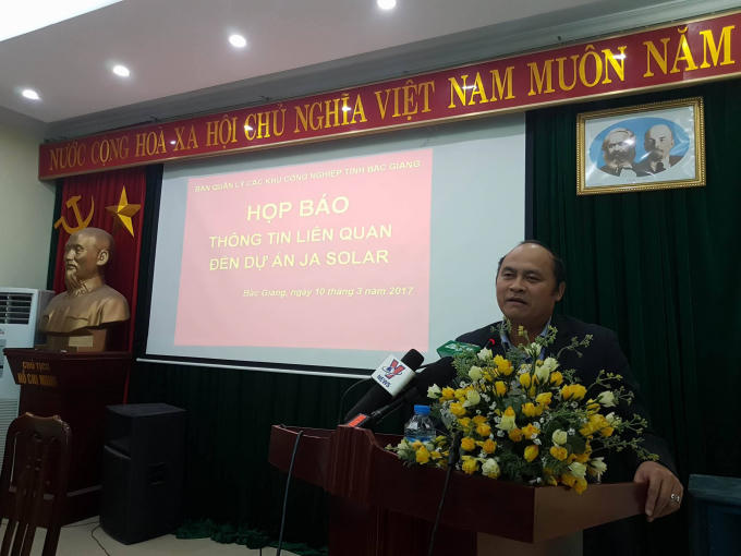 Ông Nguyễn Văn Linh - Chủ tịch UBND tỉnh Bắc Giang.