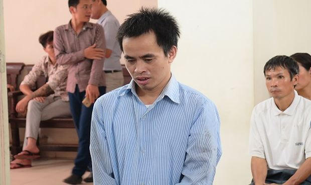 Bị cáo Ngát tại tòa.