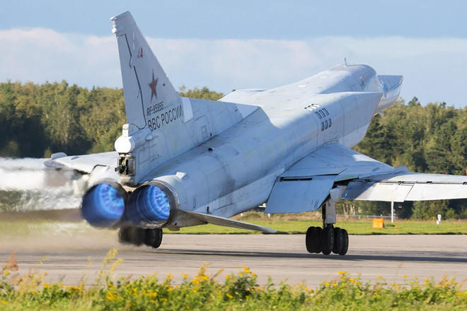 Máy bay ném bom Tu-22M3 của quân đội Nga. (Ảnh: Wikimedia Commons).
