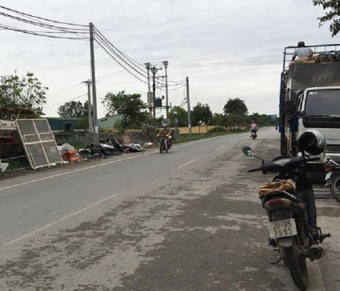 Đoạn đường nơi xảy ra vụ việc náo loạn.