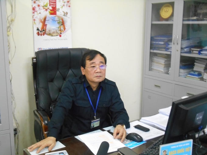 Ông Bạch Quốc Việt - Trưởng phòng An toàn lao động - Sở LĐTB&amp;XH TP Hà Nội.