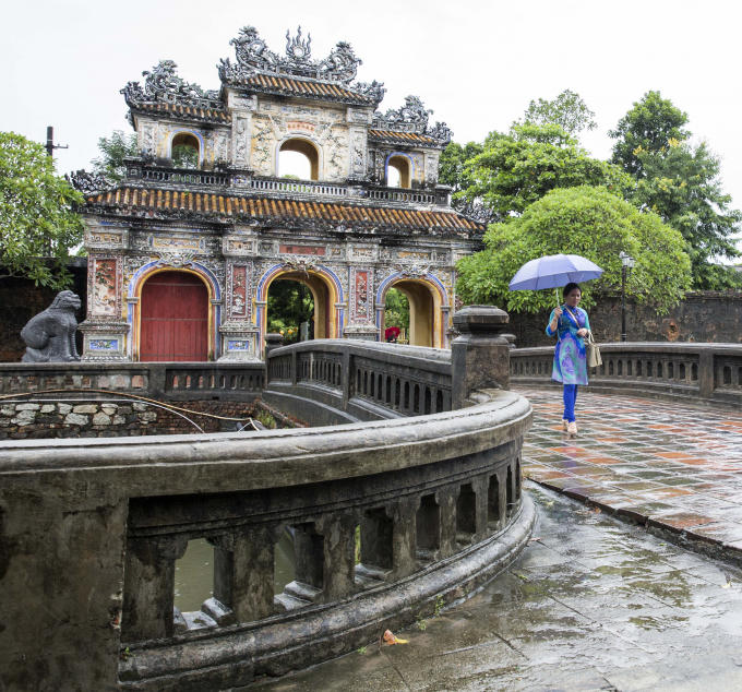 Cửa Hiển Môn của khu Đại Nội.