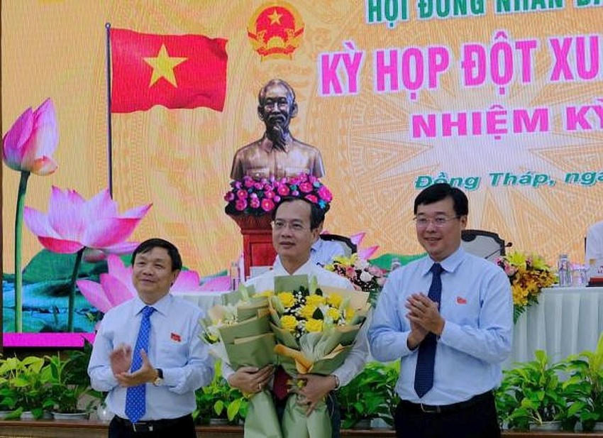 Ông Trần Trí Quang giữ chức Chủ tịch UBND tỉnh Đồng Tháp.
