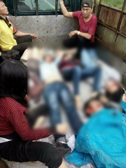 Trong các nạn nhân của vụ tai nạn có người nhiễm HIV. Ảnh: Lao Động