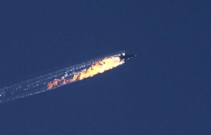 Báo chí phương Tây nhận định, vụ bắn hạ Su-24 là sự "leo thang nghiêm trọng" trong quan hệ Nga - NATO (Ảnh: HABERTURK)