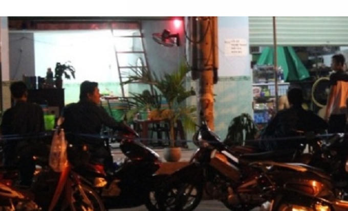 Khu vực nới xảy ra sự việc.