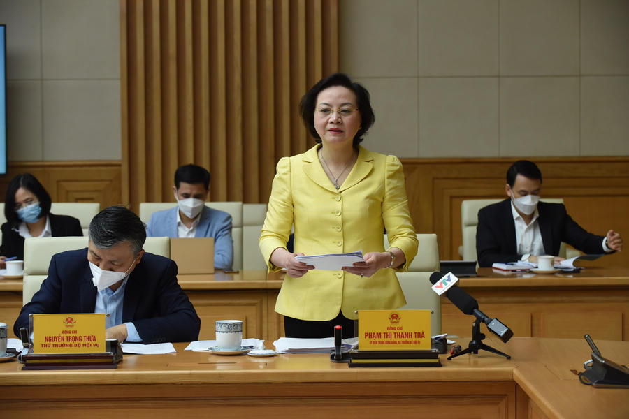 Bộ trưởng Nội vụ Phạm Thị Thanh Trà