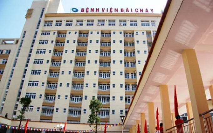 Bệnh viện đa khoa Bãi Cháy nơi xảy ra sự việc.