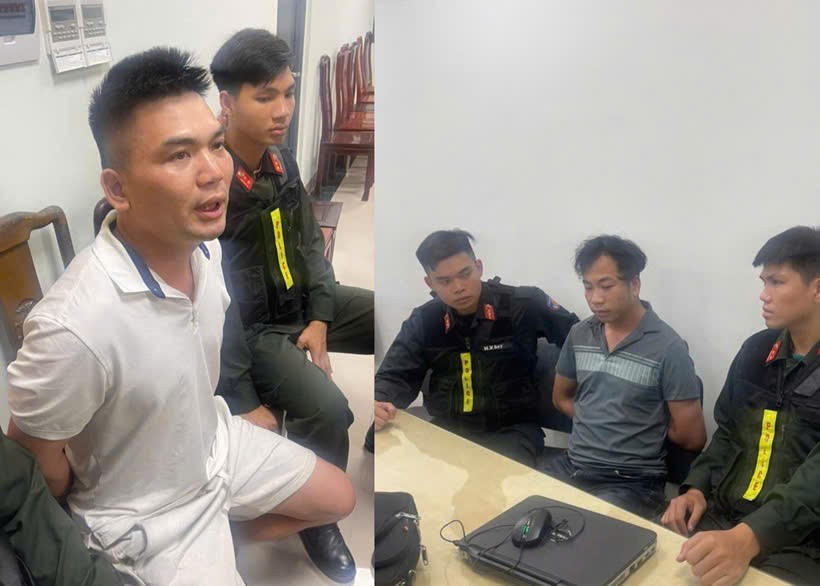 Lực lượng công an, bộ đội biên phòng khám xét tang vật trong một chuyên án ma túy lớn.