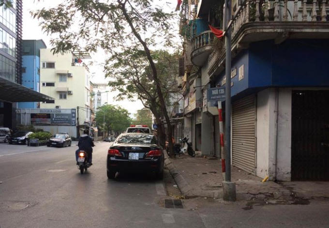 Hiện trường nơi xay ra sự việc.