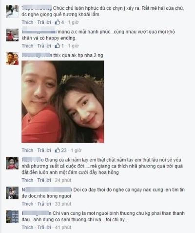 Mọi người đều hy vọng sẽ có một cái kết đẹp cho cặp đôi này trong thời gian sắp tới. Ảnh: facebook.