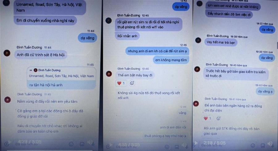 Đối tượng sử dụng ứng dụng Zoom để dựng cảnh giả mạo phòng họp Công an, tạo tình huống bắt cóc nhằm lừa nạn nhân chuyển tiền. Ảnh Công an Phú Thọ