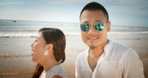 Ca sĩ Văn Mai Hương và đạo diễn Triệu Quang Huy