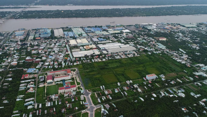 Toàn cảnh KCN Mỹ Tho tỉnh Tiền Giang.
