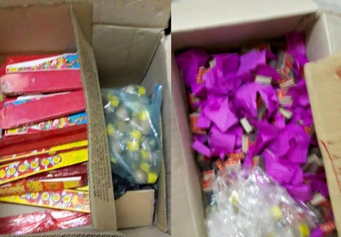 Cận cảnh số hàng cấm Thành đã mua để bán kiếm lời.