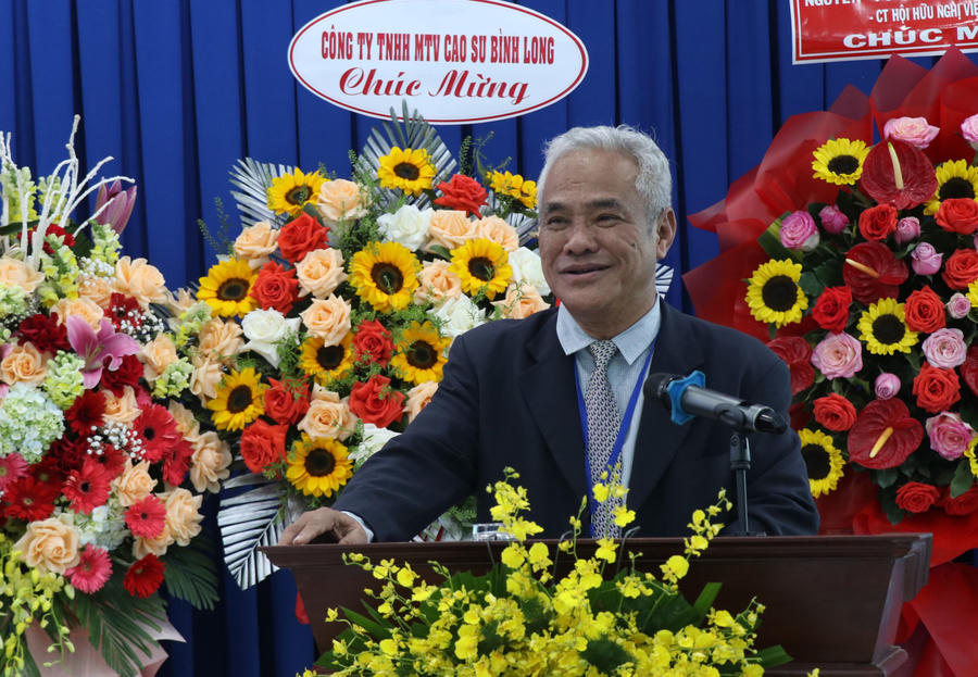 Ông Lê Hồng Liêm - Phó Chủ tịch Trung ương Hội Hữu nghị Việt Nam - Campuchia đánh giá cao những kết quả mà Hội Hữu nghị Việt Nam - Campuchia tỉnh Bình Phước nhiệm kỳ 2017 - 2022 đã gặt hái trong nhiệm kỳ qua.